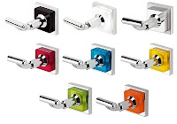 El Blog del Baño: Accesorios de baño con cuadrados de colores