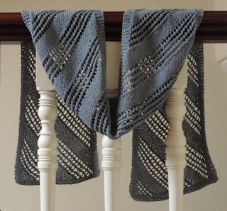 Knitting Now And Then My Linen Drape Scarf