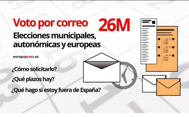 E26M2019-VOT PER CORREUS-VOTO POR CORREOS