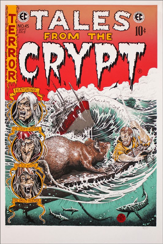 INSIDE THE ROCK POSTER FRAME BLOG Tales From The Crypt EC Comics
