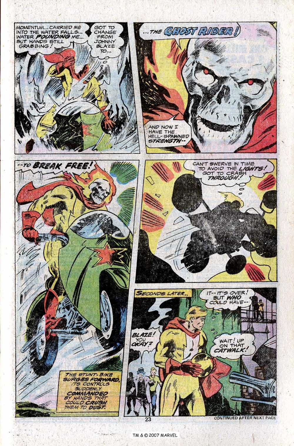 Read online Ghost Rider (1973) comic -  Issue #23 - 25