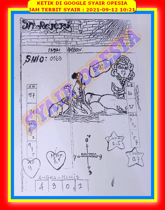 Prediksi Syair HK Jitu Selasa 24 Agustus 2021 SYAIRDEWA