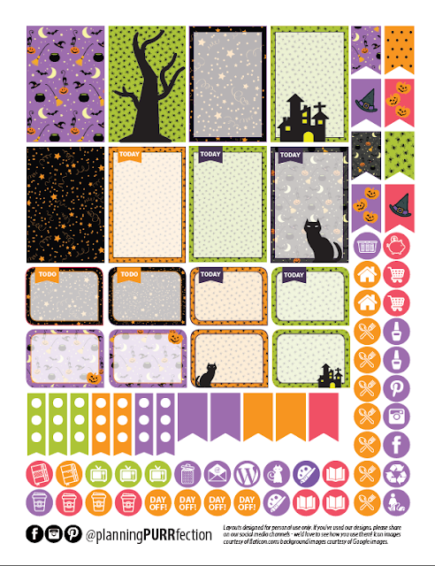 Books and Planners um Guia: Top 10 Free Halloween Printables!