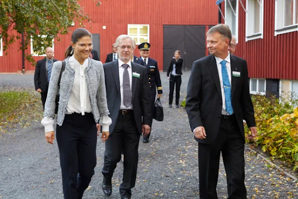 Crown Princess Victoria watched  the FIFA World Cup 2014 group C qualifying football match