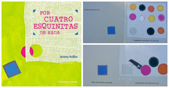 ibro infantil cuatro esquinitas de nada, cuento diversidad, tolerancia, respeto diferencias