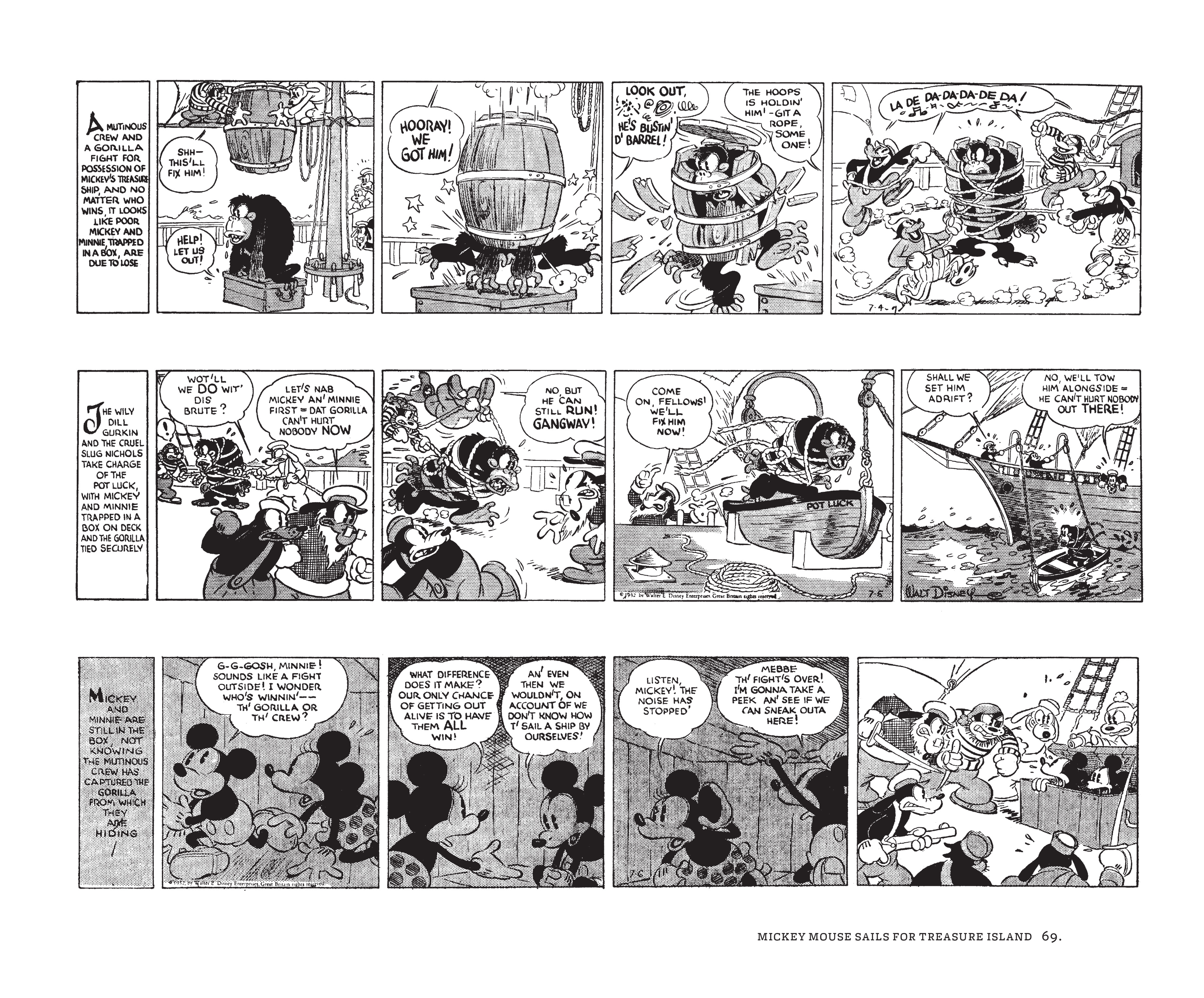 Read online Walt Disney's Mickey Mouse by Floyd Gottfredson comic -  Issue # TPB 2 (Part 1) - 69
