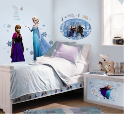 Dormitorios para niñas tema Frozen Ideas para decorar