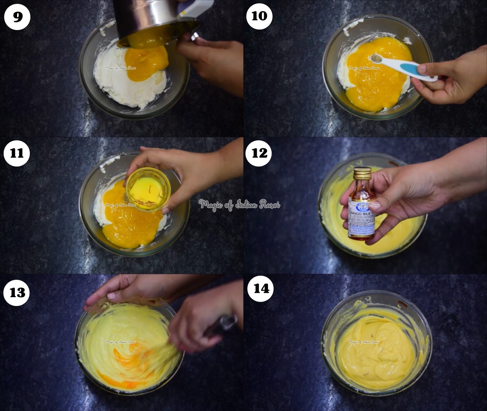 Mango Shrikhand - Amrakhand Recipe - मैंगो श्रीखन्ड- आम्रखंड रेसिपी - Priya R - Magic of Indian Rasoi