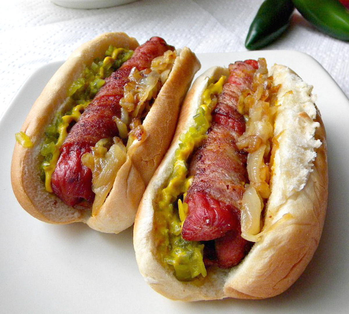 Cleo Coyle Recipes.com: Tips on Bacon-Wrapped Hot Dogs + A Tribute to ...