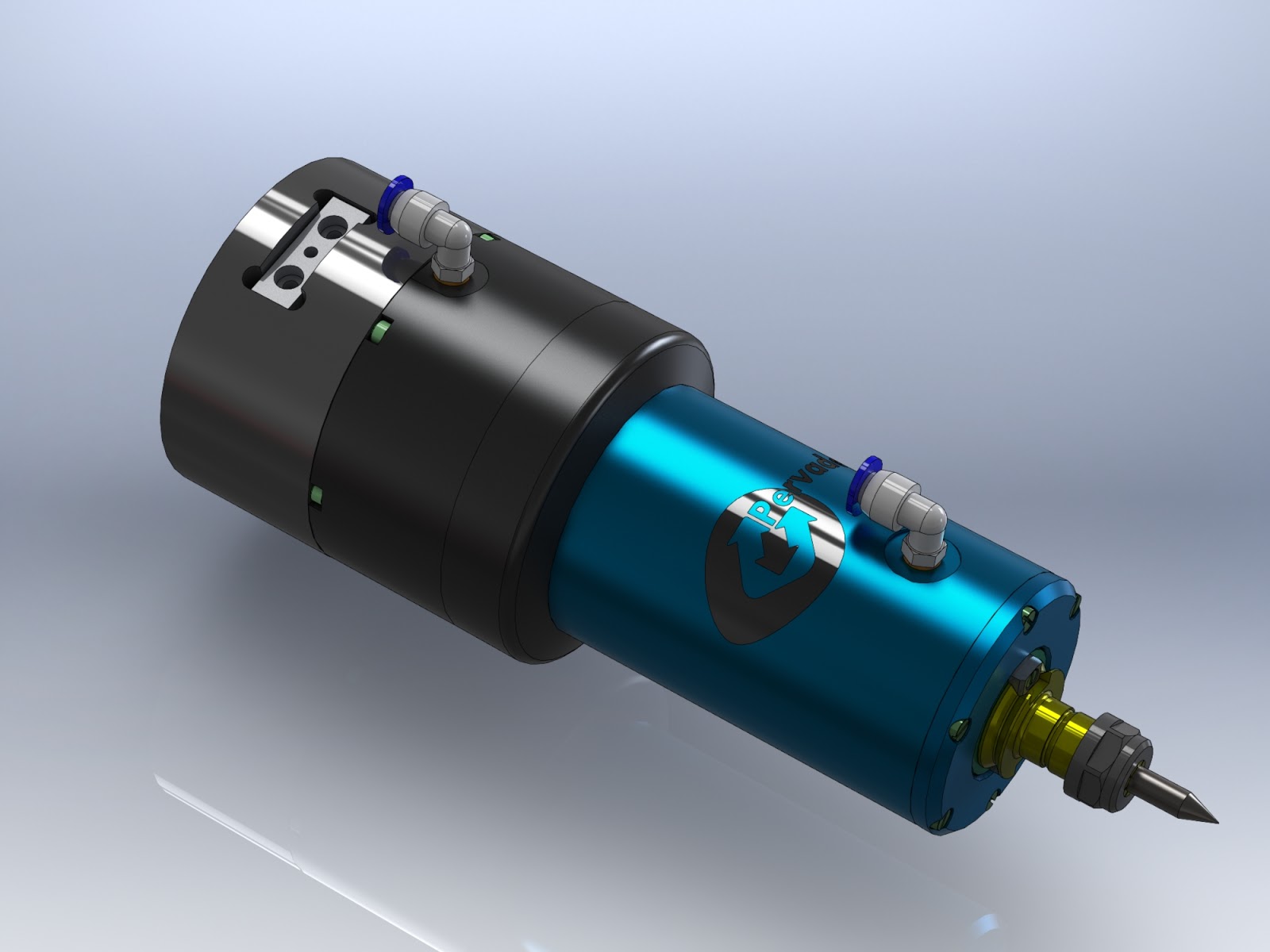 Tool change spindle Download free 3D cad models 100098