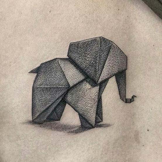 triangle elephant tattoo triangle elephant tattoo