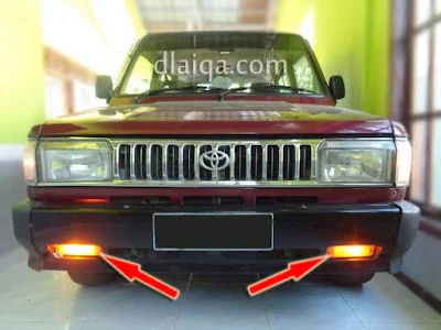 lampu sein bumper depan