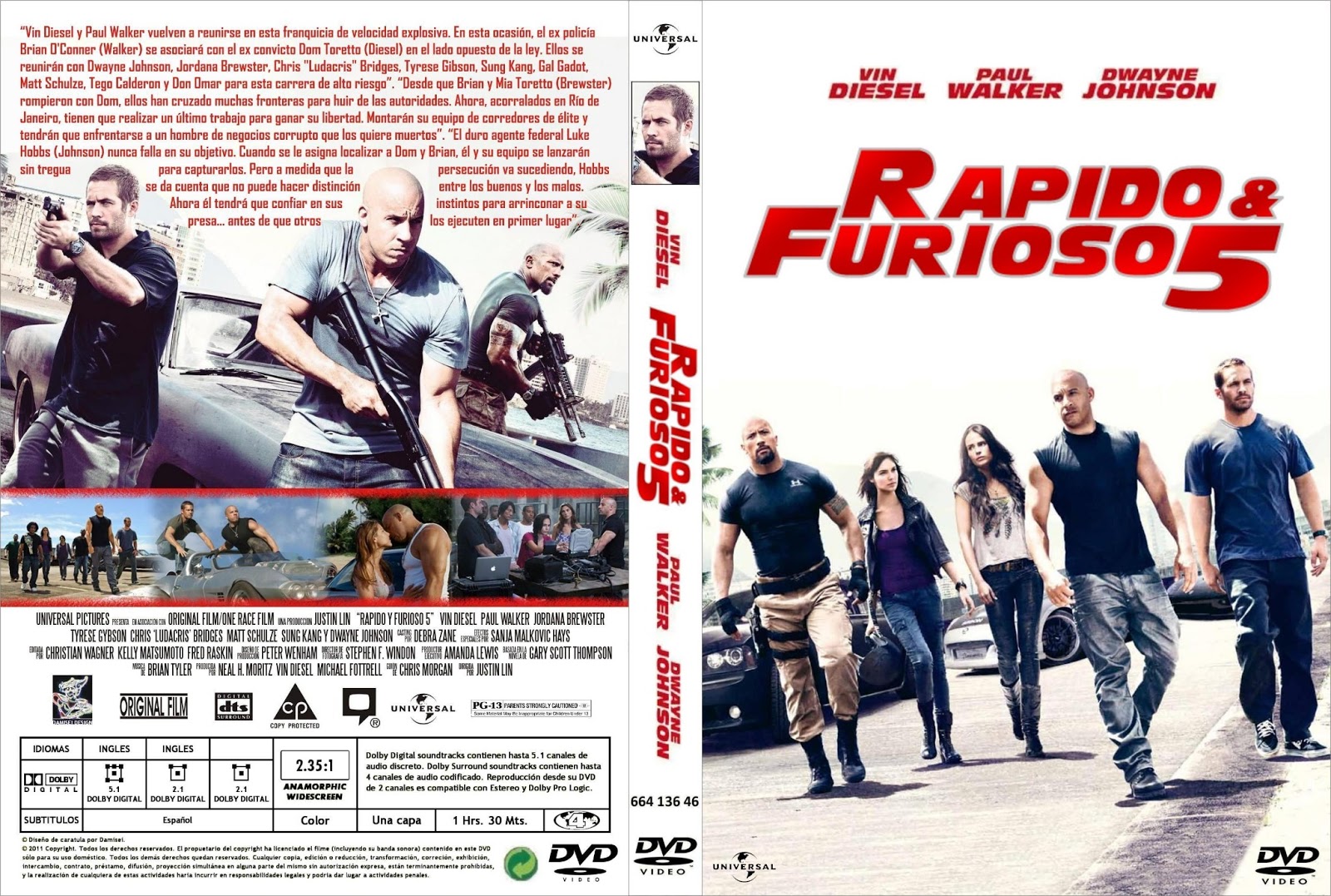 PELICULAS DVD FULL RAPIDOS Y FURIOSOS 5 PELICULAS DVD FULL RAPIDOS Y FURIOSOS 5