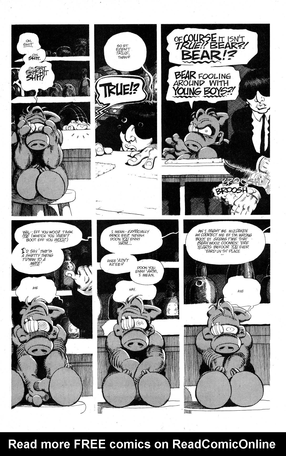 Read online Cerebus comic -  Issue #205 - 17