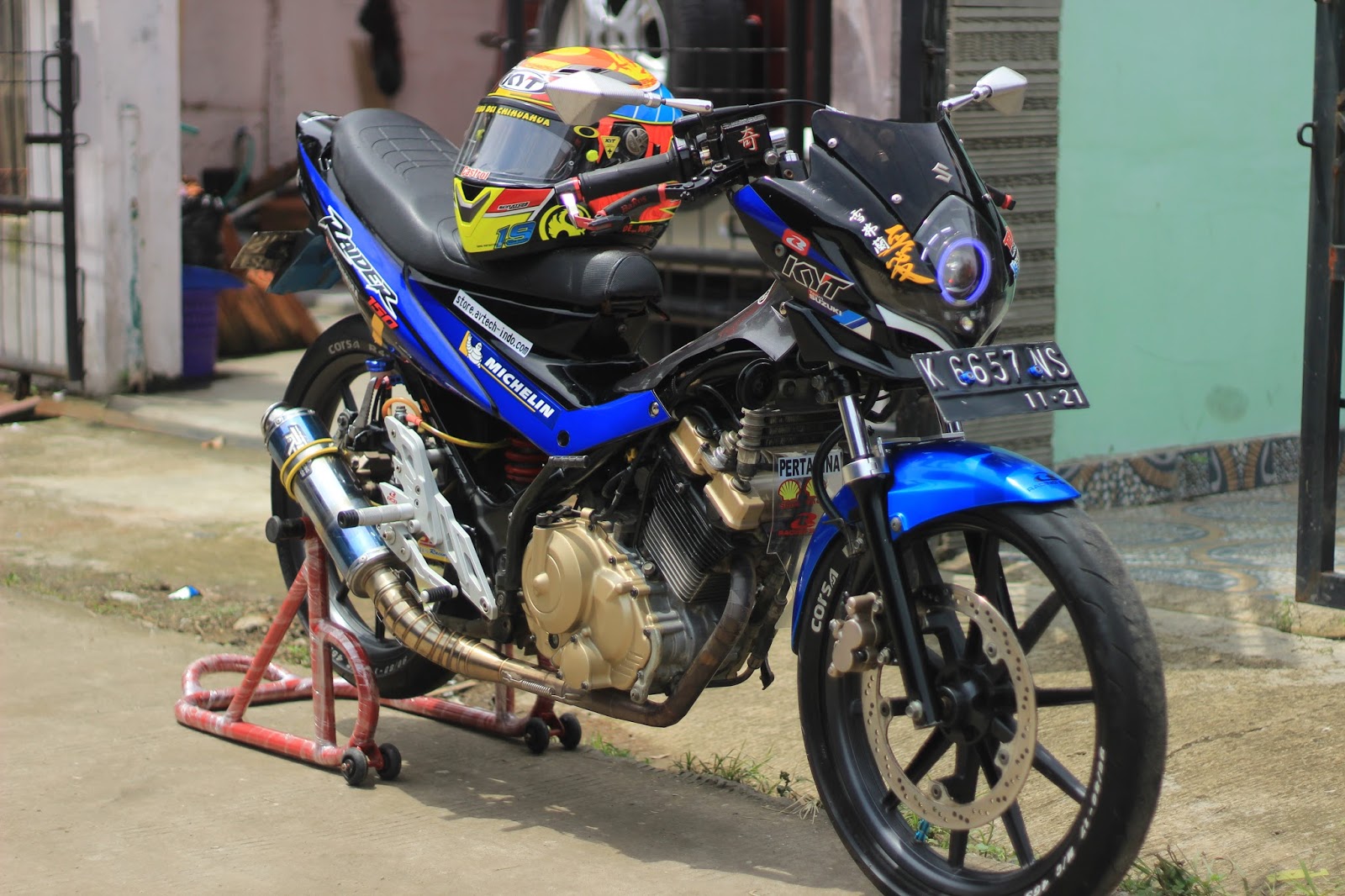 Foto Motor Satria Fu 2018 Modifikasi Otto Modifikasi