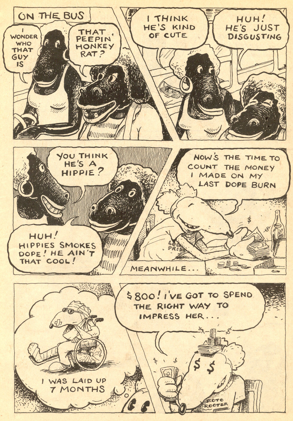 Read online Mickey Rat comic -  Issue #1 - 6
