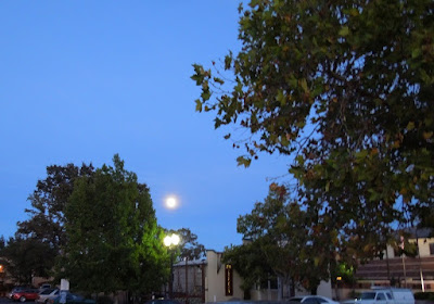 Moon Over Downtown Paso Robles, August 28