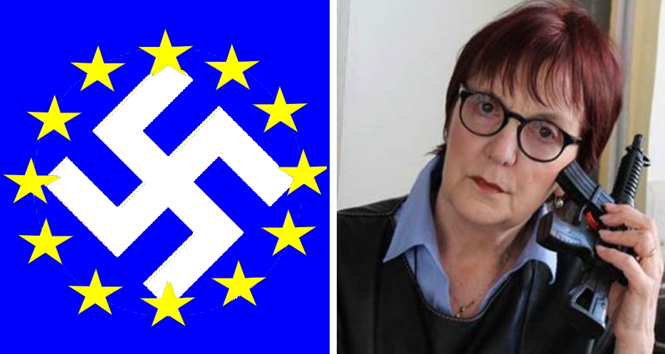 šprica kad se jebecrna baba maca