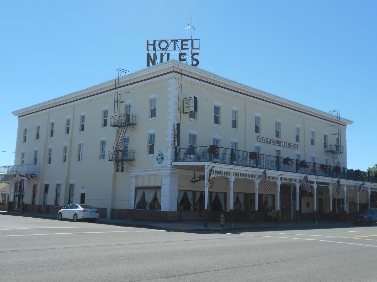 A great adventure staying at the Niles Hotel in Alturas, CA