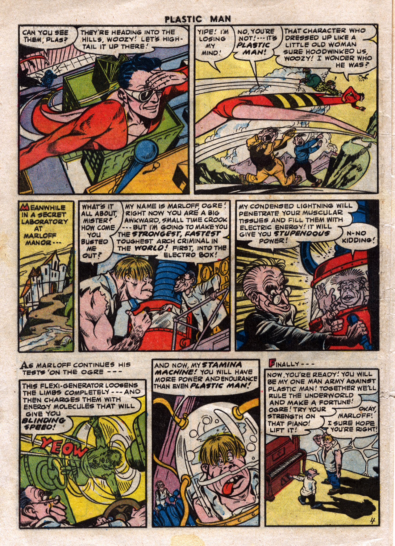Read online Plastic Man (1943) comic -  Issue #45 - 6