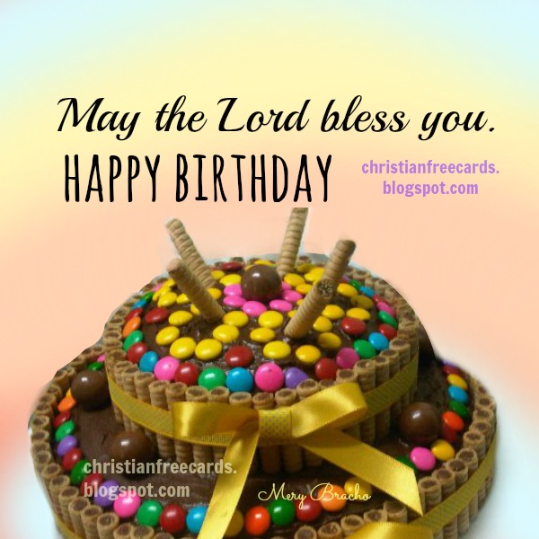 free card happy birthday christian card image