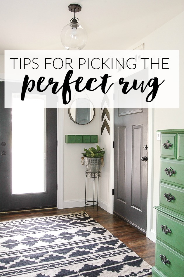 New Mudroom Rug How to Pick the Perfect Rug Little House of Four