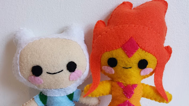 How to Make an Adventure Time Flame Princess plushie tutorial