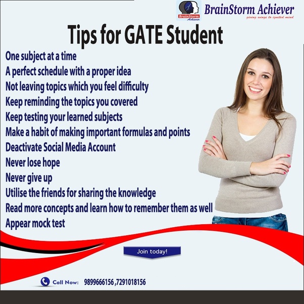 Useful Tips for GATE Exam