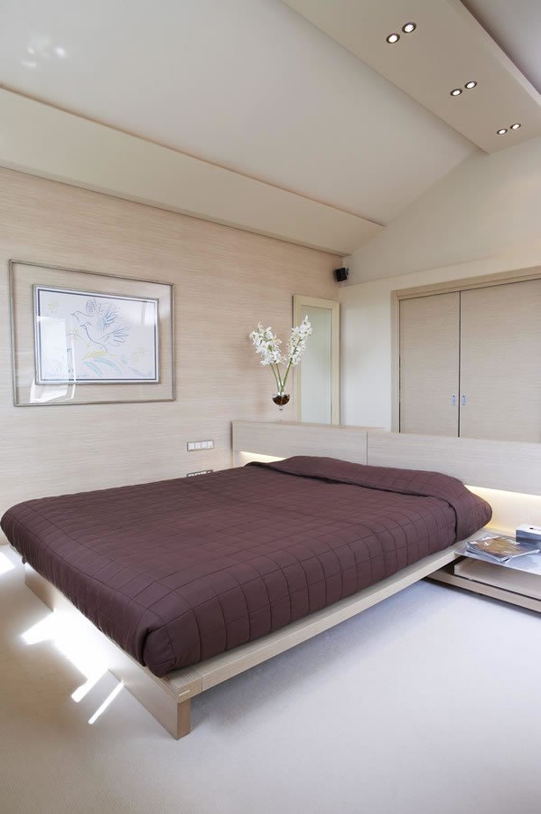 Modern villa, Greece, bedroom