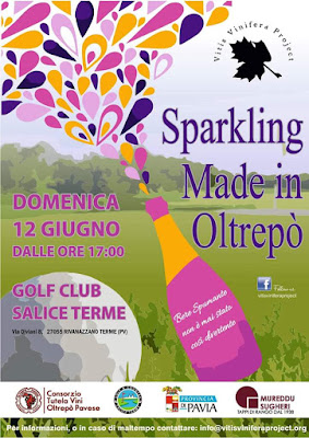 Sparkling Made in Oltrepò le bollicine dell'OltrePò su un Campo da Golf 12 Giugno Salice Terme (PV) 2016 Sparkling Made in Oltrepò le bollicine dell'OltrePò su un Campo da Golf 12 Giugno Salice Terme (PV) 2016