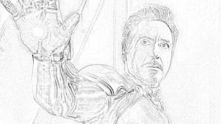 Avengers: Endgame coloring pages coloring.filminspector.com