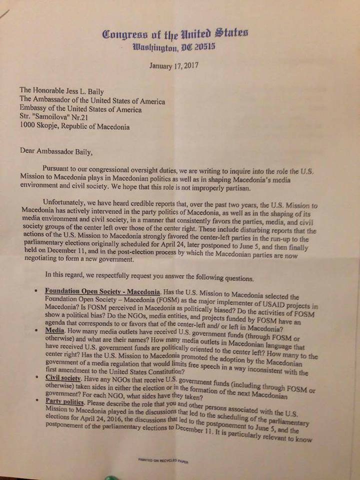 Members Of Us Congress Call For Policy Coherence On Harm Reduction