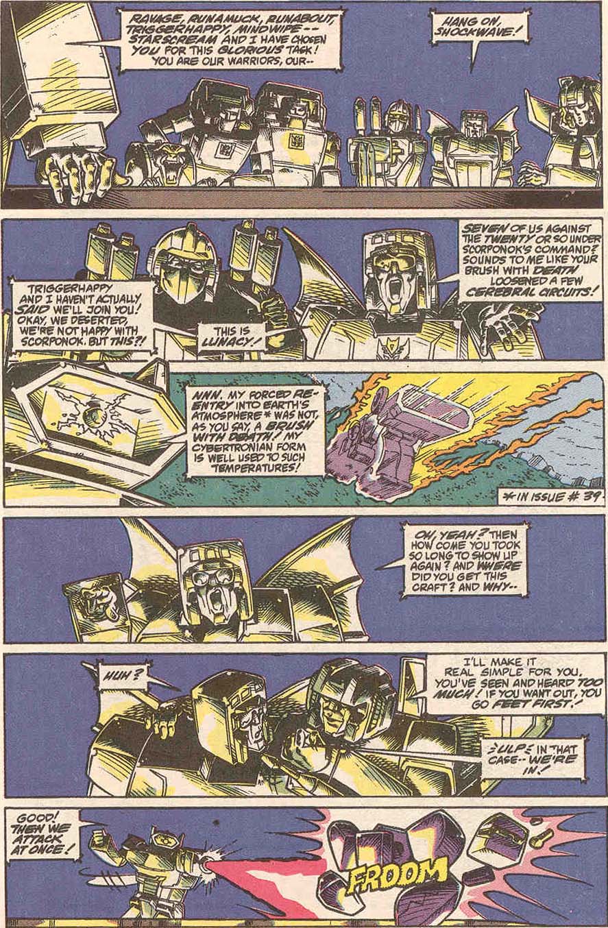 Read online The Transformers (1984) comic -  Issue #71 - 10