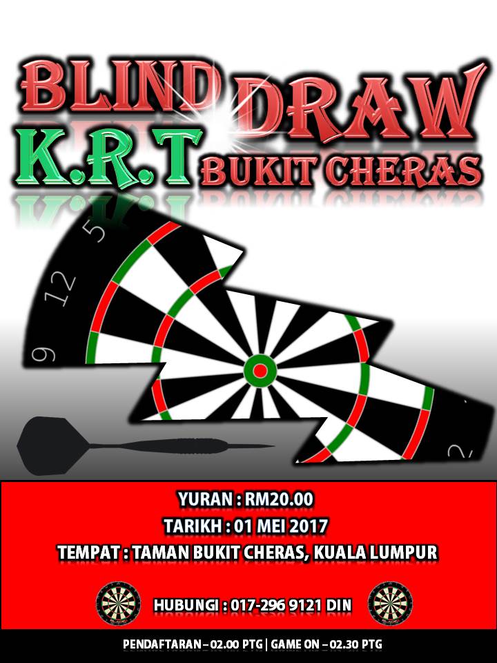 All About Darts BLIND DRAW KRT BUKIT CHERAS SINGLE DARTS