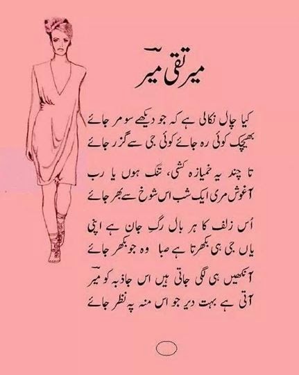 SILENT LOVER POETRY: Urdu Poetry by Meer Taqi Meer