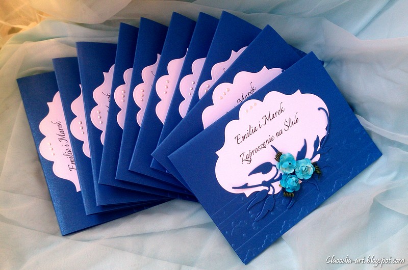 Zaproszenia ślubne Claoodia Art Handmade