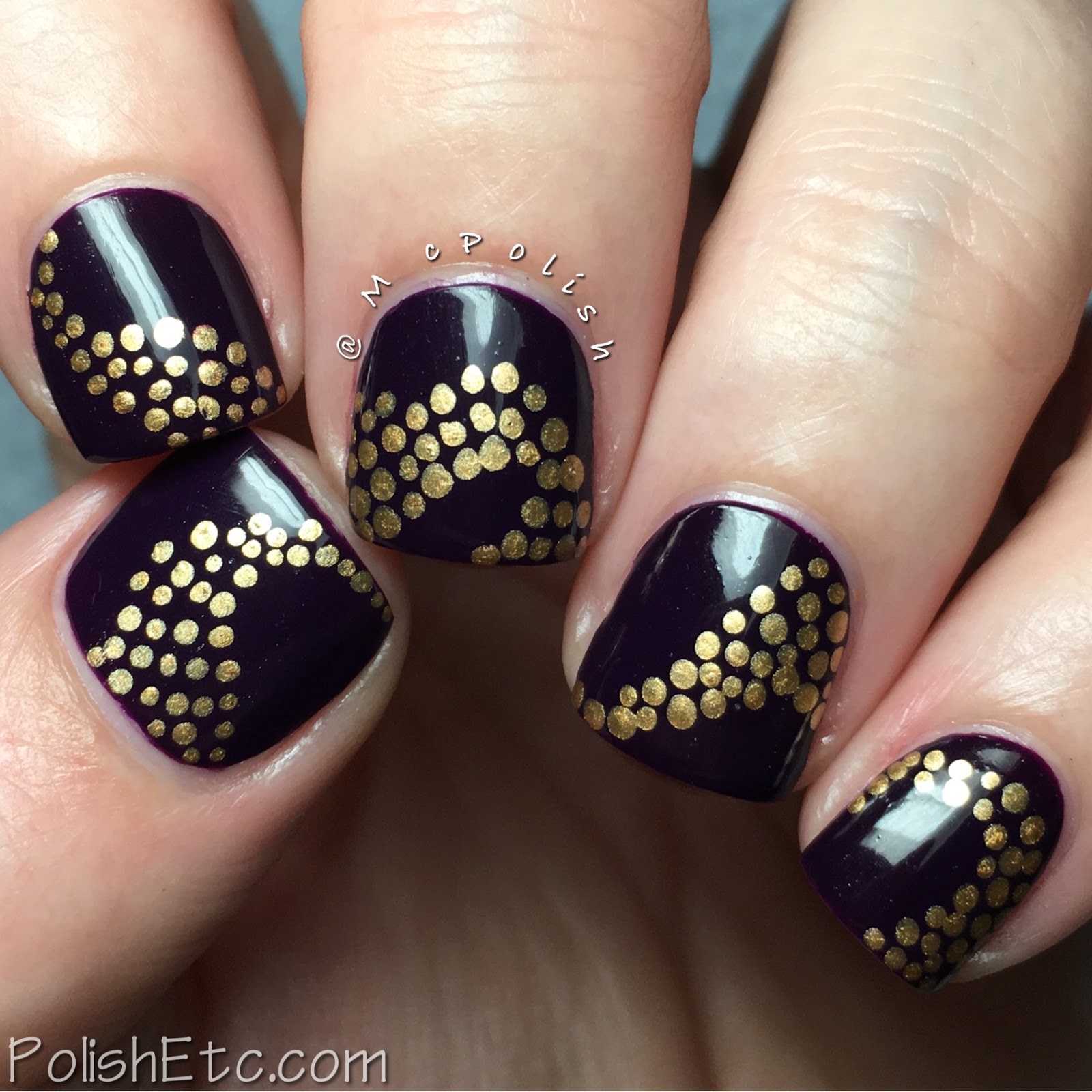 How to Make Polka Dot Nails-Simple Nail Art Design Tutorial | BeautyBigBang