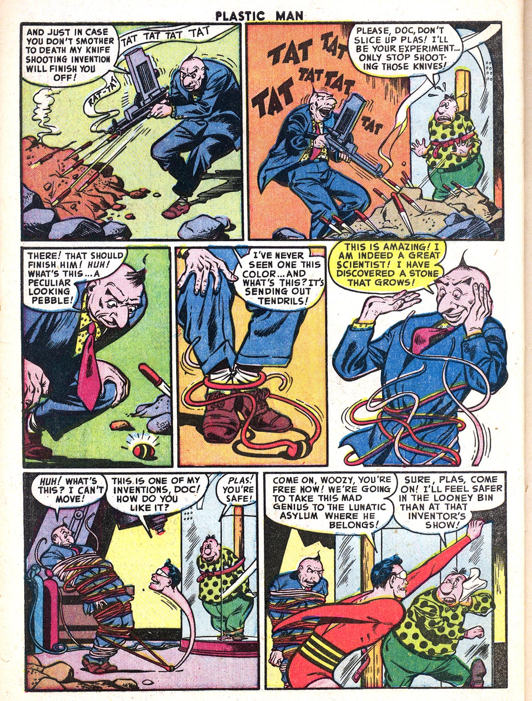 Read online Plastic Man (1943) comic -  Issue #35 - 32