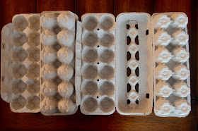 types of egg cartons to make wreath