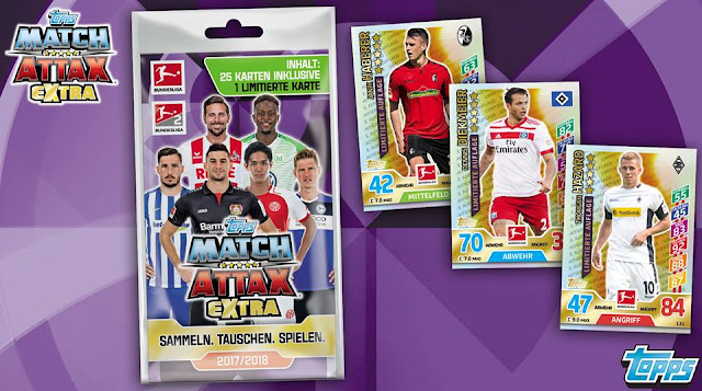 Topps Match Attax EXTRA 17//18 l29 Janik Haberer édition limitée 2017//2018
