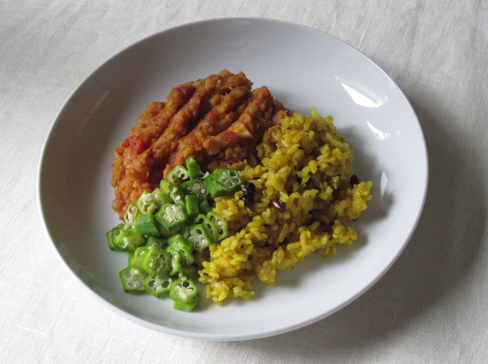 レンズ豆とライスのピラフのレシピ