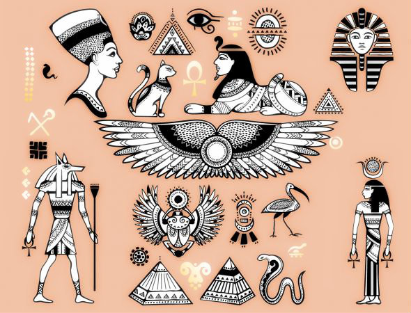 The Tattoo World : Egyptian Tattoos with Meanings