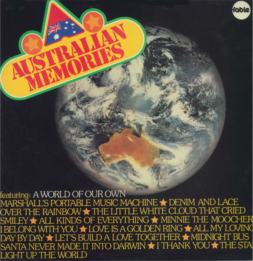AUSSIE VARIOUS ARTIST COMPILATION ALBUMS AUSTRALIAN MEMORIES
