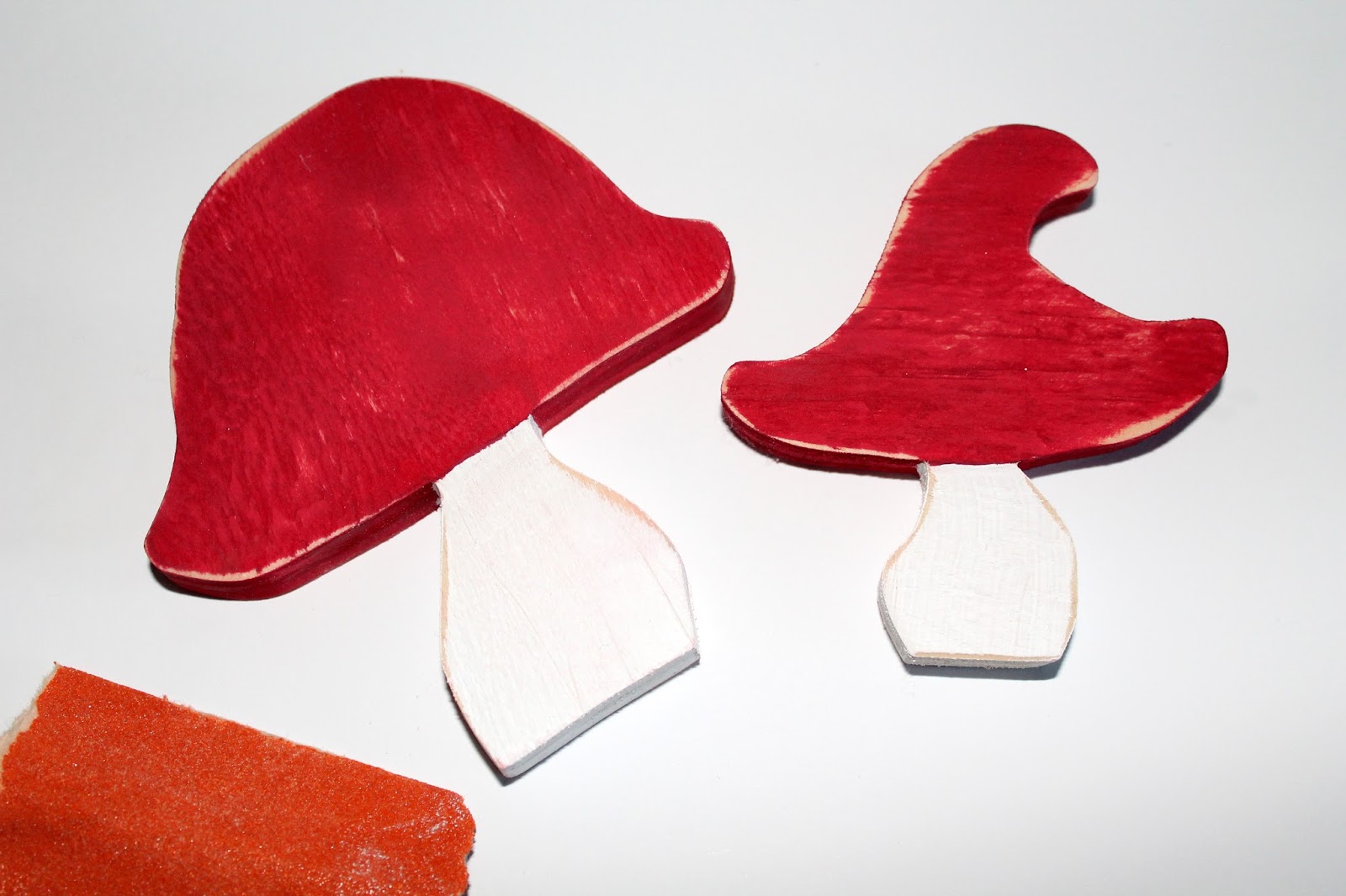 DIY, Basteln Fliegenpilze Shabby Chic aus