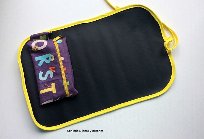 Con hilos, lanas y botones: Pizarra de viaje