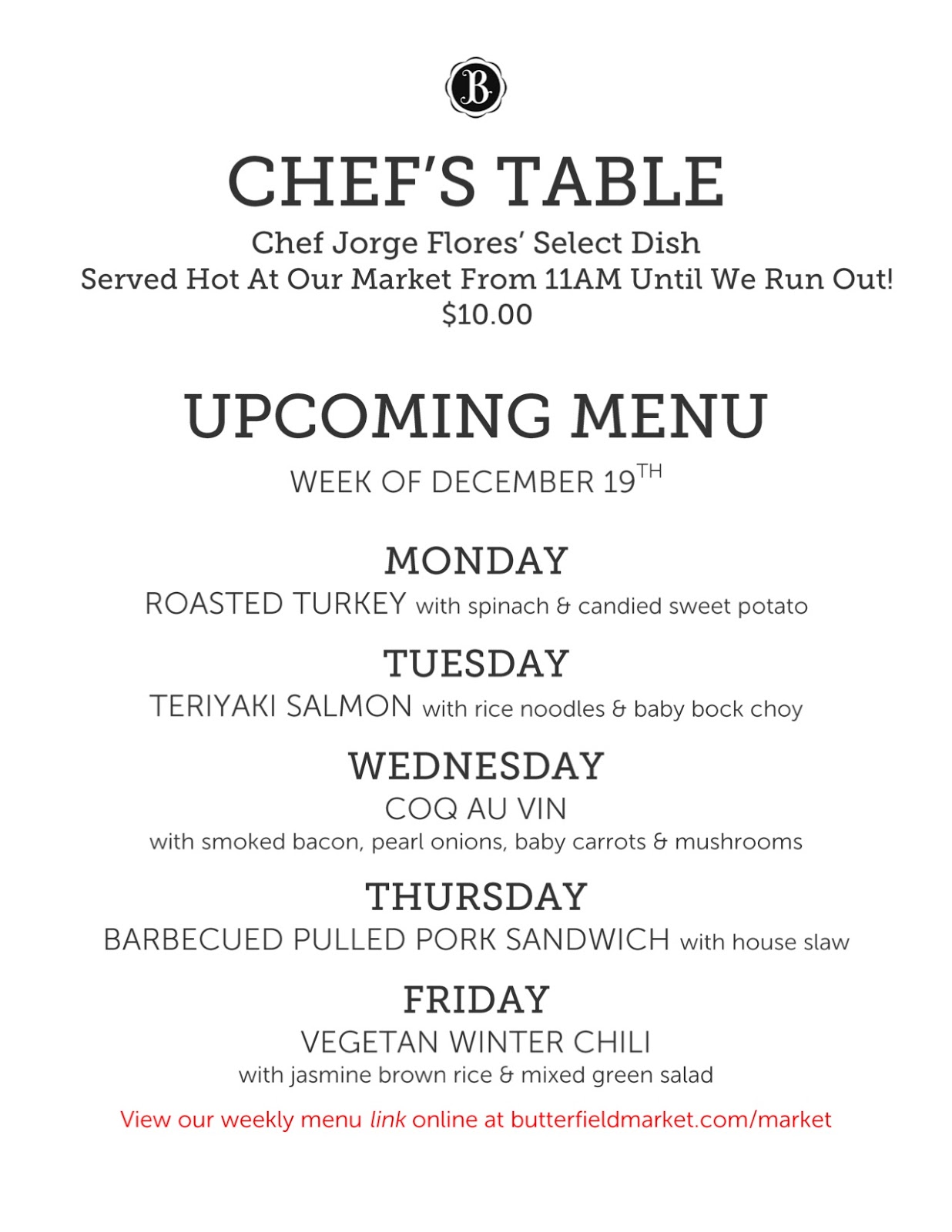 Butterfield Market & Catering