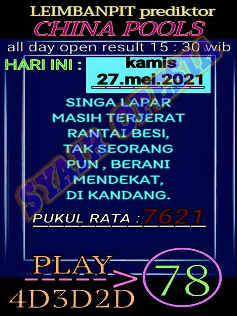 Syair Sdy Kamis 27 Mei 2021 Kode Syair Sgp Syair Hk Syair Sydney 2021