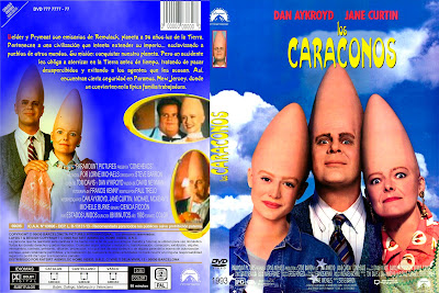 Cover, Caratula, Dvd: Los Caraconos | 1993 | Coneheads 