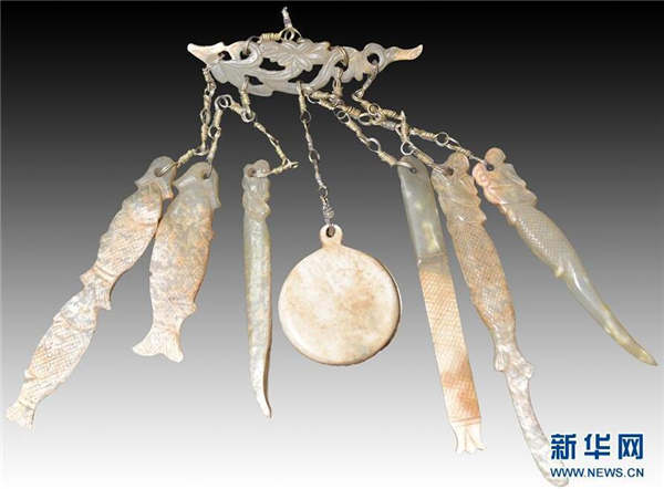 Treasures unearthed in concubine tomb from Liao Dynasty