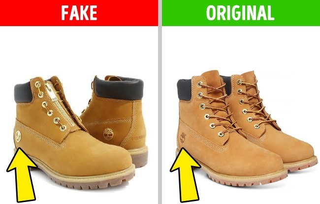 how to tell if timberlands are fake